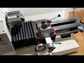 Mini lathe ways and leadscrew diy protection belows from left