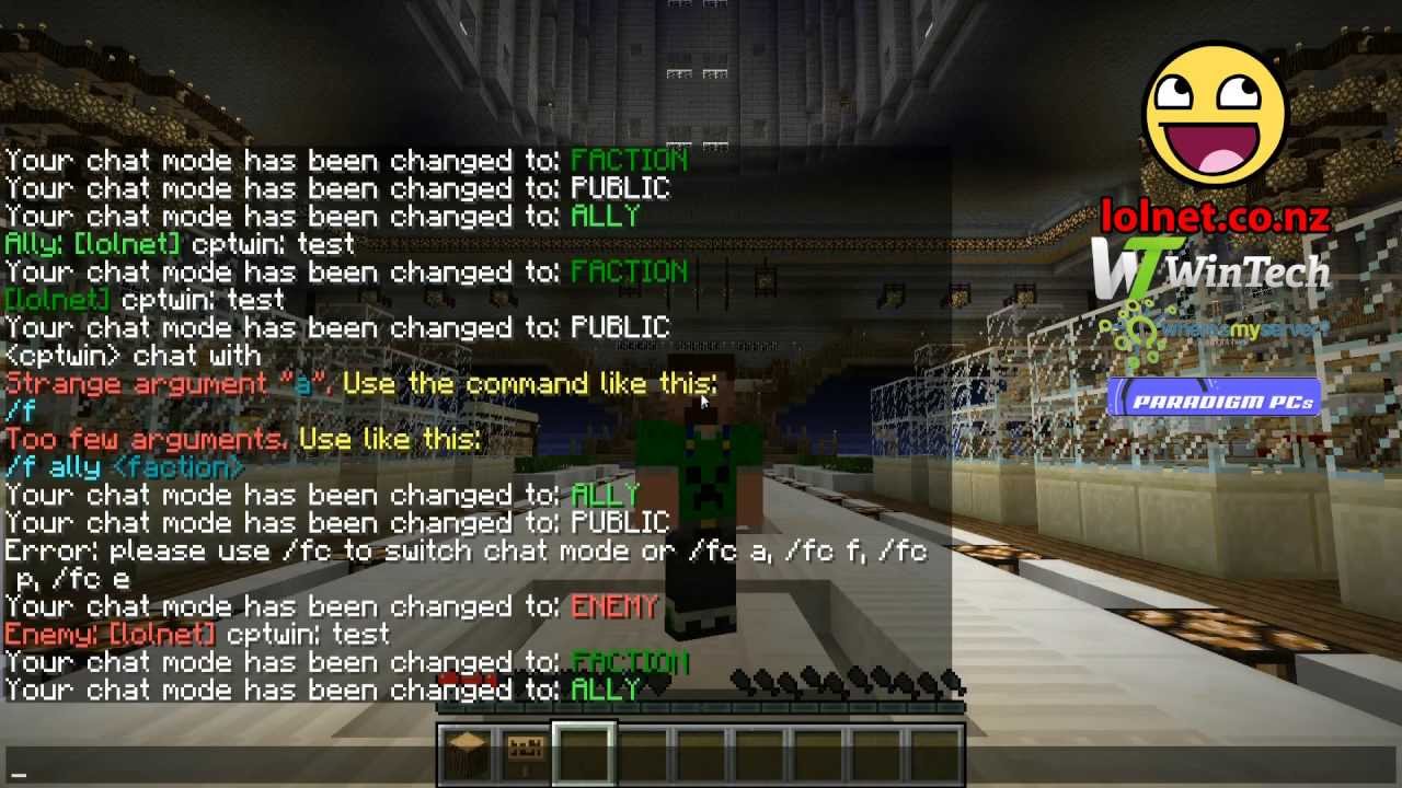 Factions chat plugin