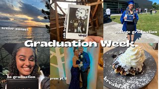 Graduation Week Vlog *prom, 2 graduations, senior sunset etc*