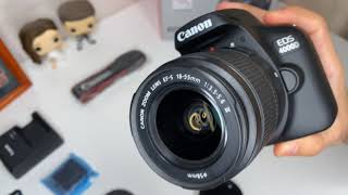 My Canon 4000D Worth for beginners || كاميرا كانون سهل استخدامD4000