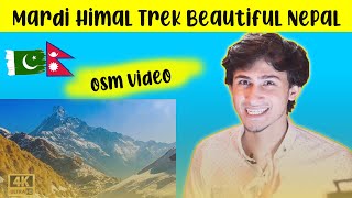 Pakistani React Mardi Himal Trek _ Beautiful Nepal |  visit nepal