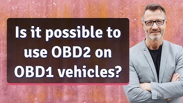 Is it possible to use OBD2 on OBD1 vehicles?