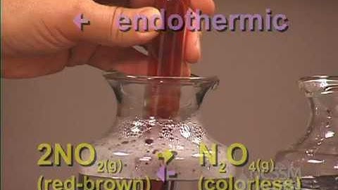 NO2 N2O4 Gas Equilibrium- LeChatelier