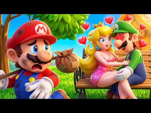 ¡Ay, no! ¿Por qué PEACH abandonó a MARIO? Historia triste | Súper Mario Bros La Película