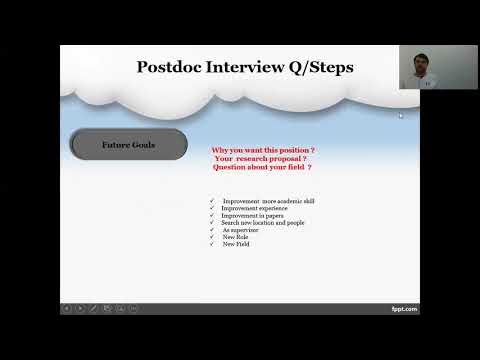 presentation for postdoc interview