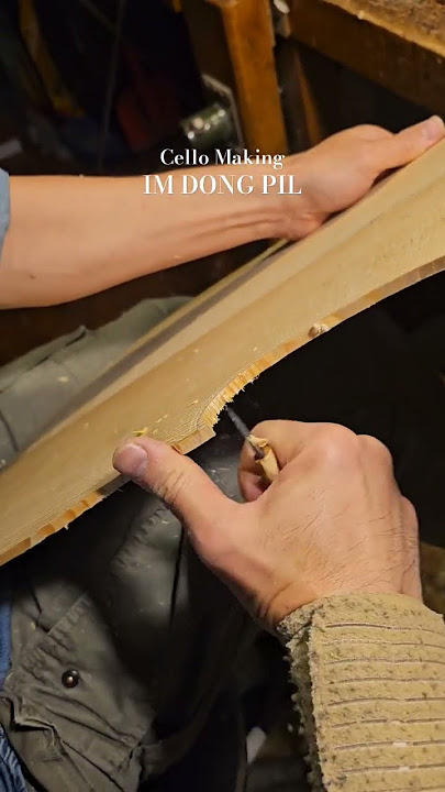 cello making film 🎥 Violin Maker IM DONG PIL workshop in Cremona Italy.현악기 제작가 임동필의 크레모나 공방에서 첼로 제작