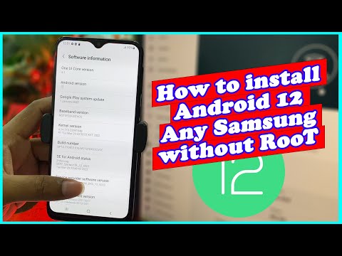 How to install Android 12 On Samsung | How To Install Android 12 On Any Android Phone Without Root @MRSOLUTION