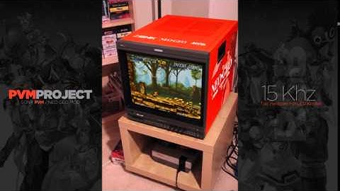Sony PVM Neo Geo Mod
