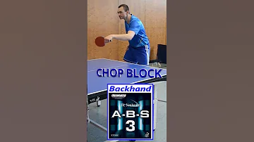TABLE TENNIS - ANTISPIN - A-B-S 3 - CHOP BLOCK - LG TT STORY