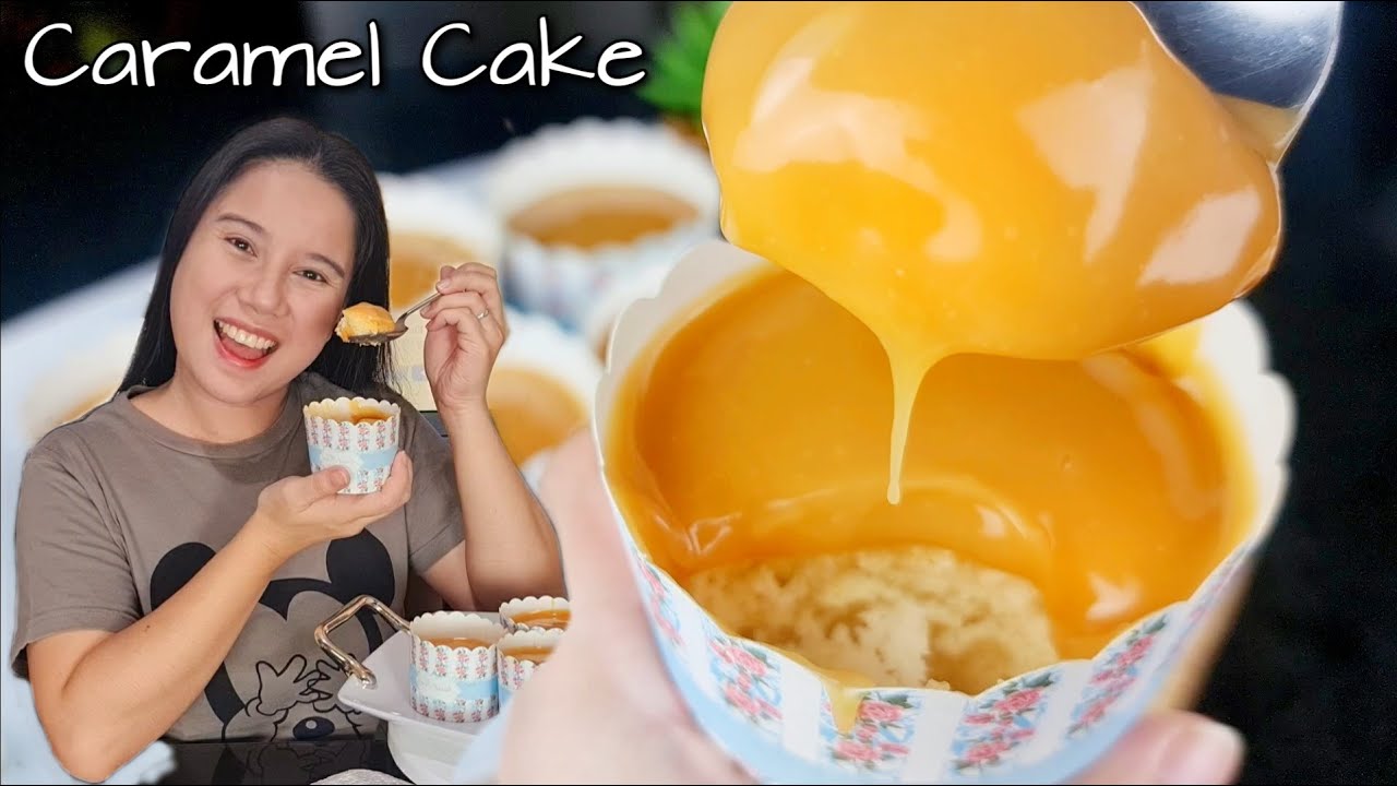 No Oven Caramel Cake In A Cup! Pwede Mong Pagkakakitaan Sa Sobrang Sarap!