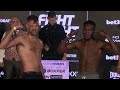 Natasha Jonas v Marie-Eve Dicaire Weigh-In Live | November 12 Fight Night