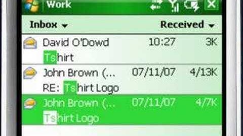 Windows Mobile Tips #5 - Email Smart Filter