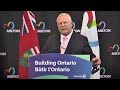 Premier ford provides a housing progress update in milton  march 8