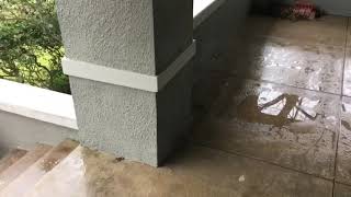 Porch Sweating Condensation on humid days old house