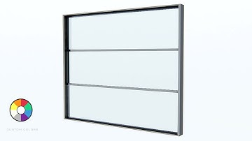 Guillotine on the top-  Vertically Sliding Automated Sash Glass System