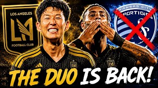 Son Heung-min and Bouanga Lead LAFC to a 4-0 Statement over Sporting KC @MLSMoves