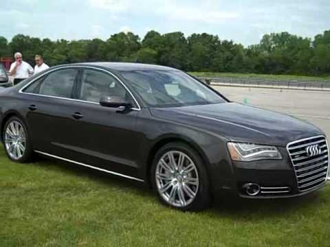 Audi A8 has been totally redesigned for 2011 and we have your first look at Audi's Flagship Luxury Sport Sedan showing off its moves at the Autobahn Raceway in Joliet IL.