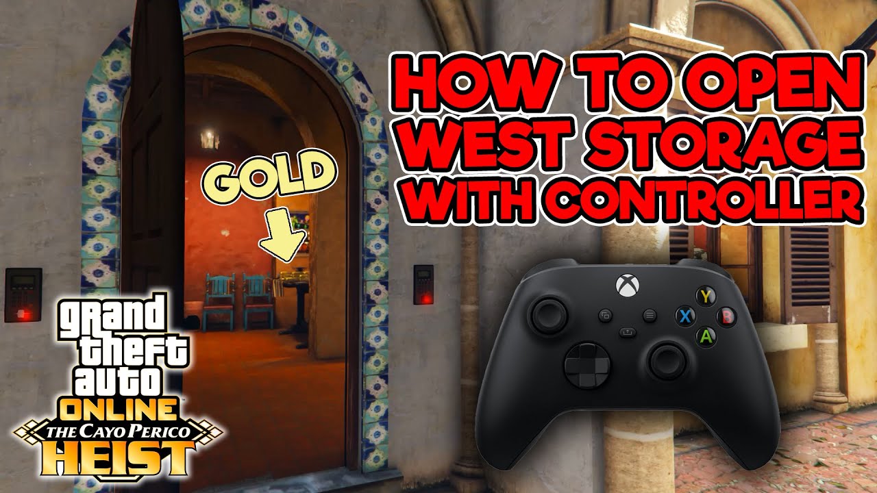 HOW TO OPEN WEST STORAGE (SOLO GOLD GLITCH) WITH CONTROLLER CAYO PERICO HEIST YouTube