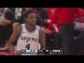 De'Aaaron Fox GOES OFF in the Fourth to Lead Spurs to 3-1 Series Lead vs. Portland!