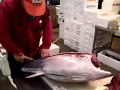 マグロ解体　-新潟市中央卸売市場 堀川鮮魚- の動画、YouTube動画。
