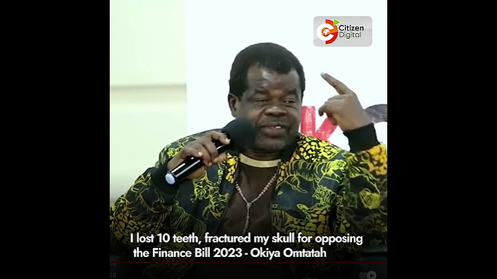I lost 10 teeth, fractured my skull for opposing the Finance Bill 2023 - Okiya Omtatah
