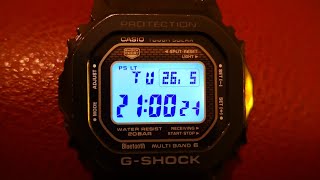 G-Shock GMW-B5000 Alarm Sound #G-Shock #GShock Metal Square