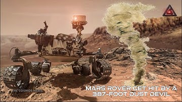 Hear The Sound Of Massive Martian Dust Devil That Hit Perseverance Rover @TheCosmosNews