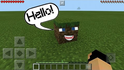 Mcpe 1.0.5 how to make talking block command block creation