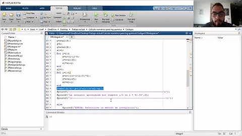 Análisis numérico-Regla del trapecio compuesto y regla de Simpson compuesta en MATLAB