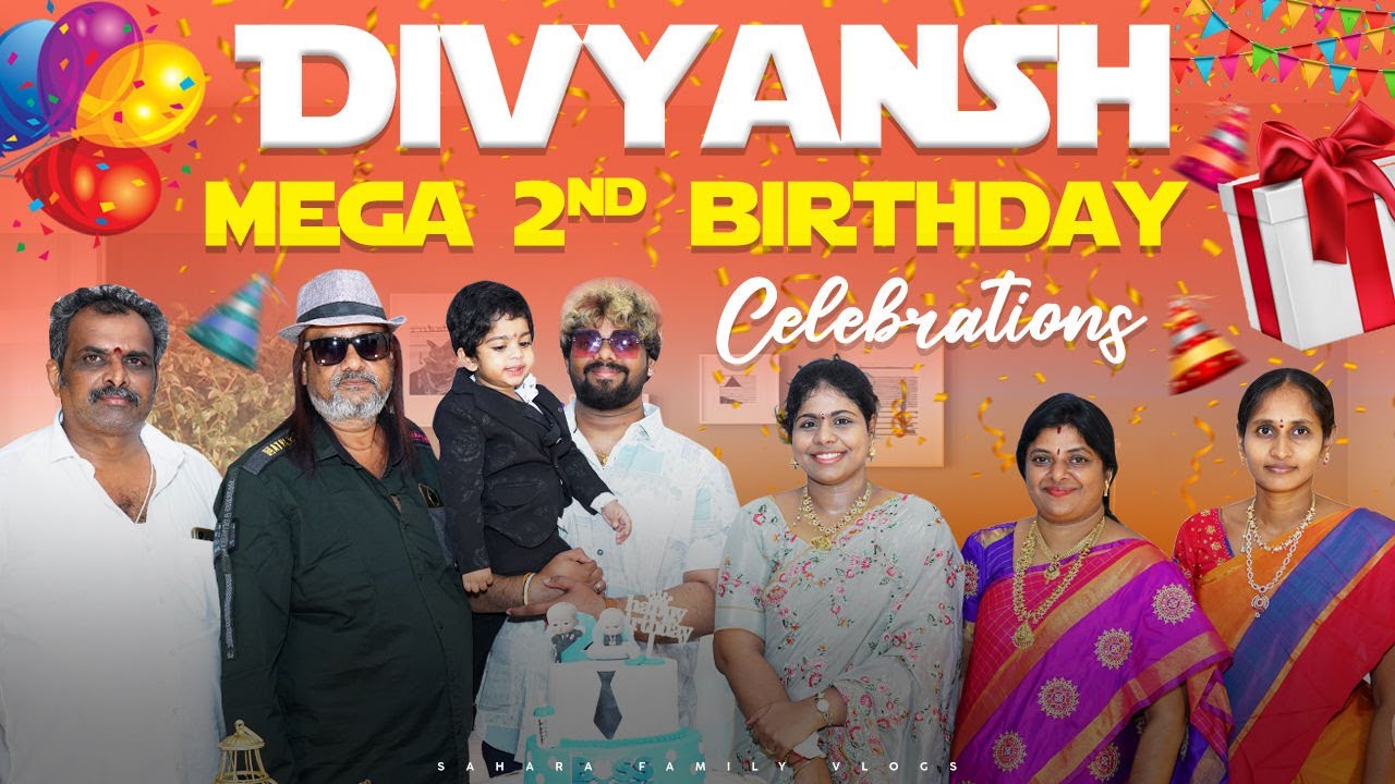 2nd Birthday Kuda Pulusu Karipoyindi | Divyansh Second Birthday | Telugu Vlogs