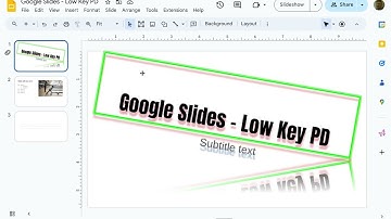 Low Key PD: Google Slides - Format - Clear Formatting