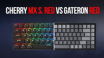 Cherry MX Silent Red vs. Gateron Red | Sound Test Comparison (Different Keyboards)