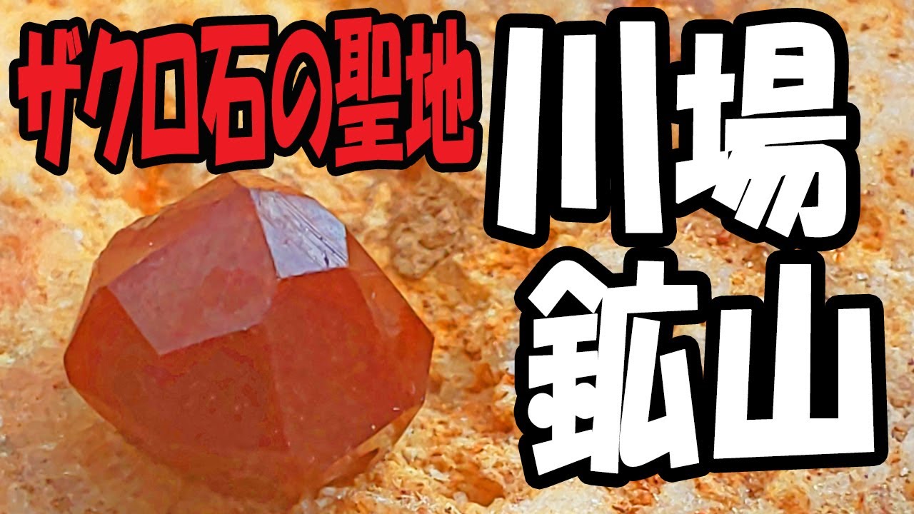 ガーネット（ザクロ石）がいっぱい‼【群馬県・川場鉱山】柘榴石の聖地