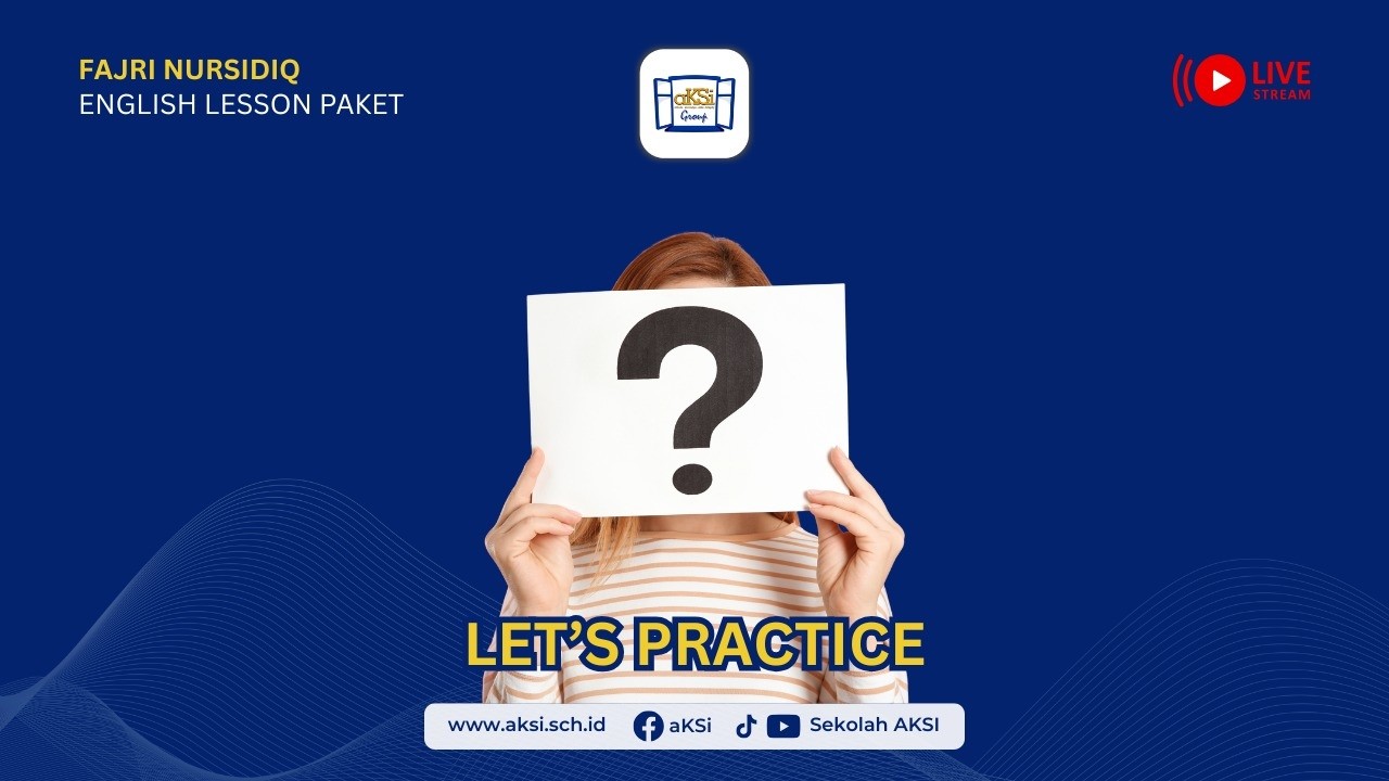 🟢PAKET A & B (19/2) - ENGLISH - LET'S PRACTICE 5