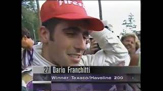 Dario Franchitti - Interview after Victory in Portland 1998