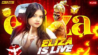 FREE FIRE RANK PUSH WITH ELIZA!! 🚀🔥 | FREE FIRE LIVE #freefire #shortsfeed  #gyangaming #totalgaming