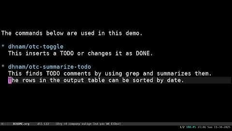 Emacs - Managing TODO comments in source code files