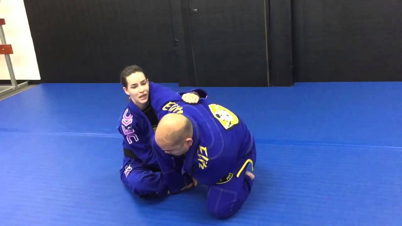 DFKC Athlete Andrea Encarnacion, Hook Sweep from Sit up Guard