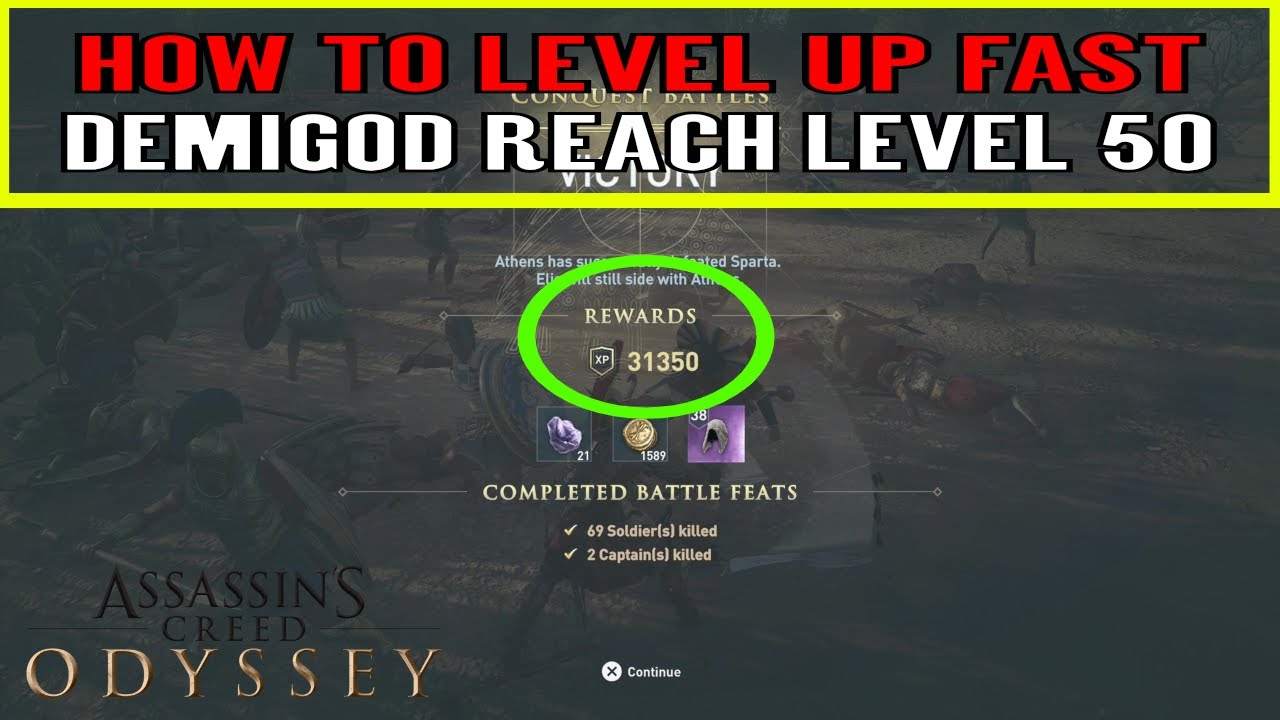 Assassin's Creed Odyssey: A Leveling Guide to Power Through the