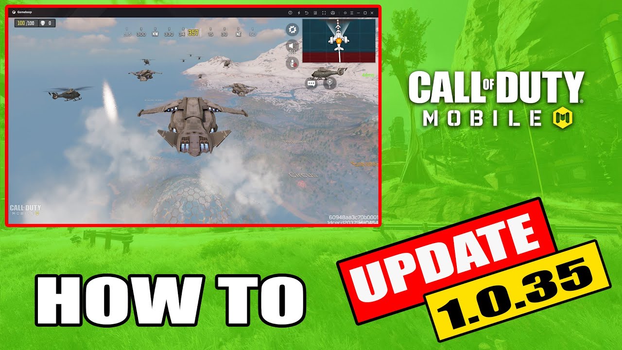 HOW TO UPDATE COD MOBILE 1.0.35 IN GAMELOOP EMULATOR 