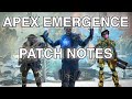 Apex Legends Emergence Update Patch Notes (Season 10 Full)