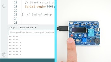 Arduino UNO Learning Shield - Tutorial 4. Serial Monitor and Variables