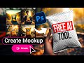 Create psd mockups using free ai and photoshop  bing ai