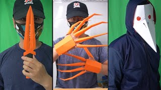 03 Awesome paper toys || Talking Bird Mask, Ninja Knife, Ninja Claws by TLT lab Hacks 22,194 views 5 months ago 6 minutes, 49 seconds