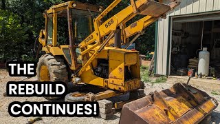 Restoring Old Backhoe  From Rust to Glory!