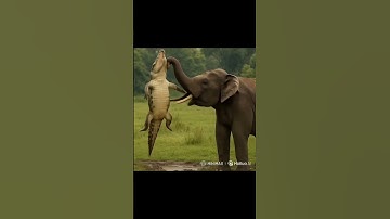 🔥😨The inevitable fate of a crocodile that bit an elephant
