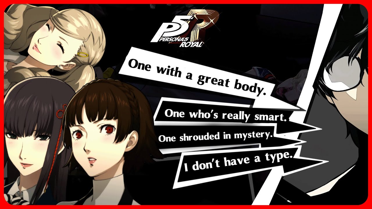 Ann asks who your best girl is Persona 5 Royal YouTube