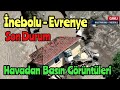 İnebolu #Evrenye  SEL Havadan Drone Çekim ile Basın Görüntüleri. #sondakika