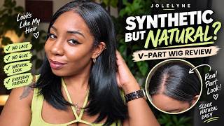 Jolelyne V Part Wig Review | $20 Amazon Synthetic Wig Wear Test