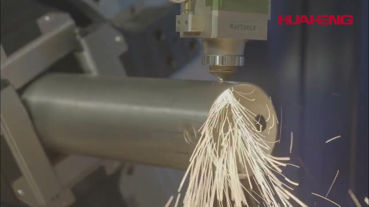 How does the CNC Fiber laser cutting machine work? YouTube